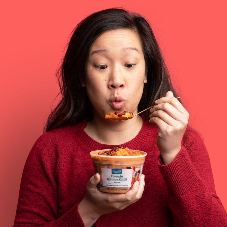 Tomato Quinoa Chili Soup