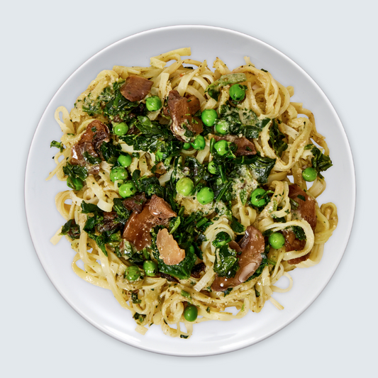 Creamy Mushroom & Spinach Noodles