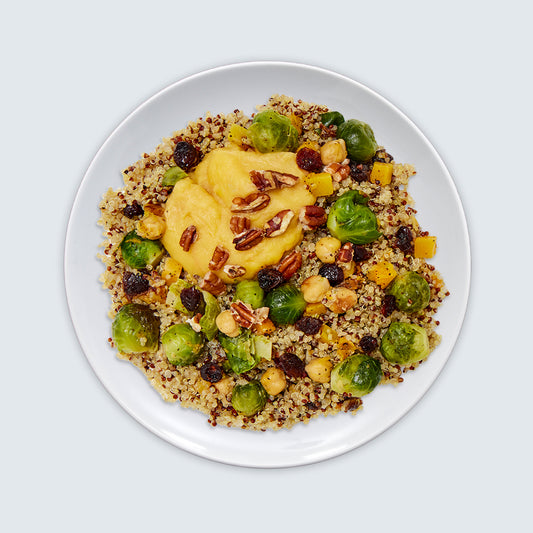Roasted Brussels & Quinoa